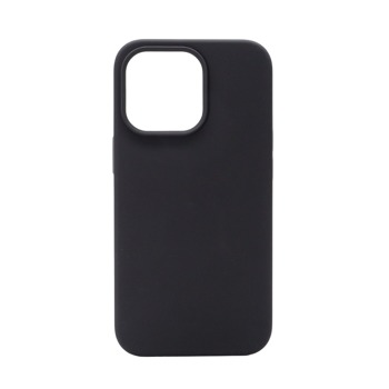Barevný silikonový kryt pro iPhone 13 - Černý