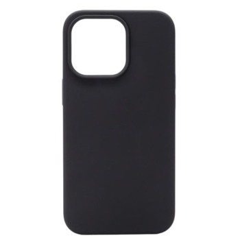 Barevný silikonový kryt pro iPhone 12 Mini - Černý