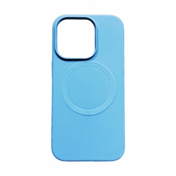 Barevný silikonový kryt MagSafe pro iPhone 14 Plus - Světle modrý