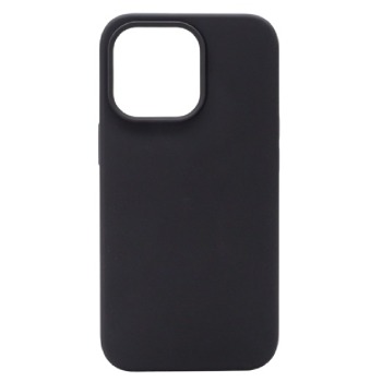 Barevný silikonový kryt pro iPhone 12 Pro - Černý