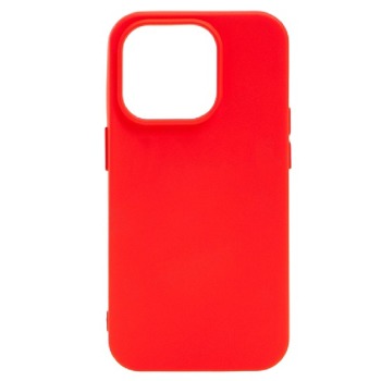 Barevný silikonový kryt pro iPhone 12 Pro - Červený