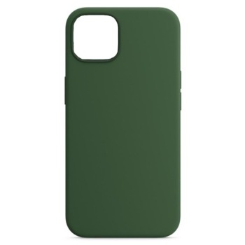 Barevný silikonový kryt pro iPhone 12 - Tmavě zelený