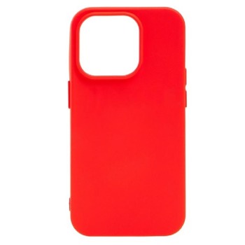 Barevný silikonový kryt pro iPhone 12 Pro Max - Červený