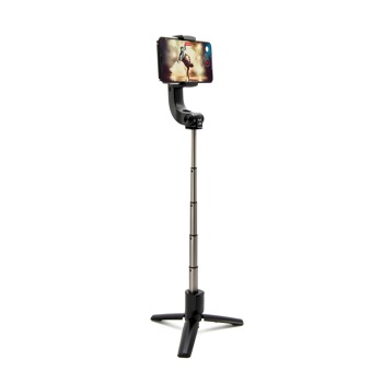 Selfie tripod se stabilizátorem a dálkovou spouští FIXED Snap Action - Černý