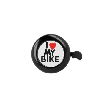 Zvonek na kolo I Love My Bike - Černý
