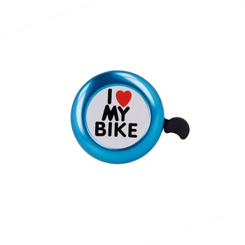 Zvonek na kolo I Love My Bike - Modrý