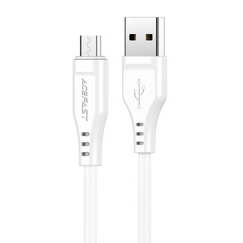 Kabel USB Micro k USB-A, Acefast C3-09 1,2 m, 60 W (bílý)