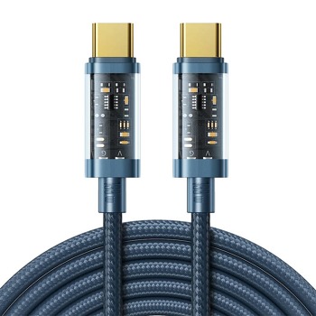 Kabel USB-C na USB-C Joyroom S-CC100A12 100W 1,2 m (modrý)