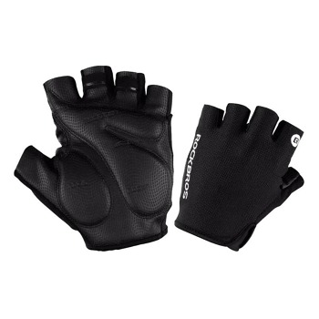 Cyklistické poloprsté rukavice Rockbros S106BK vel: S (černá)