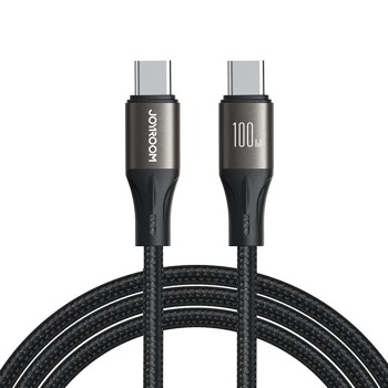 Kabel Joyroom Light-Speed USB-C na USB-C SA25-CC5 , 100 W , 1,2 m (černý)