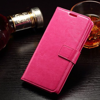 Zavírací pouzdro pro mobil Samsung Galaxy Note 4 - Růžové
