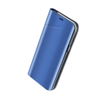 Zrcadlové flipové pouzdro pro iPhone Xs Max - Modré