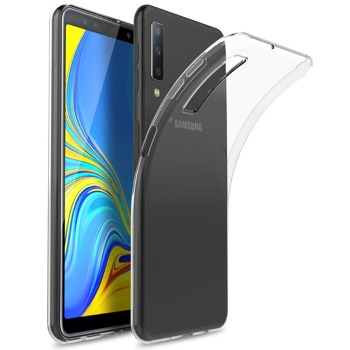 Průhledný silikonový kryt pro Samsung Galaxy A7 (2018)