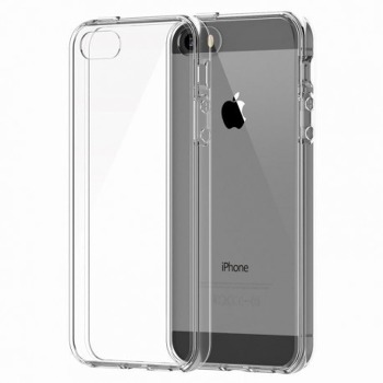 Průhledný silikonový kryt pro iPhone 5/5S/SE