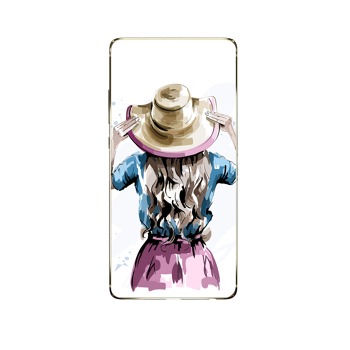 Silikonový obal na Nokia 3 - Dívka v klobouku