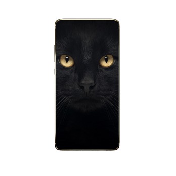 Silikonový obal na Nokia 3 - Černá kočka