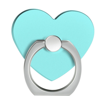 Otočný prstenový stojánek na telefon - Srdce, Modrý