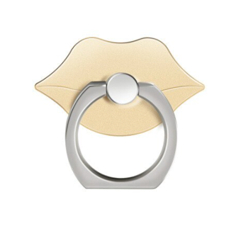 Otočný prstenový stojánek na telefon - Pusinka, Zlatý