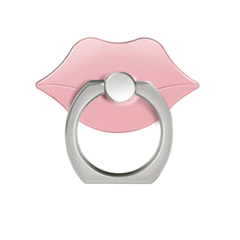Otočný prstenový stojánek na telefon - Pusinka, Růžový
