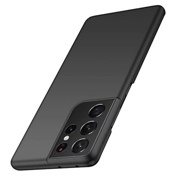 Černý silikonový kryt pro Samsung S21 Ultra