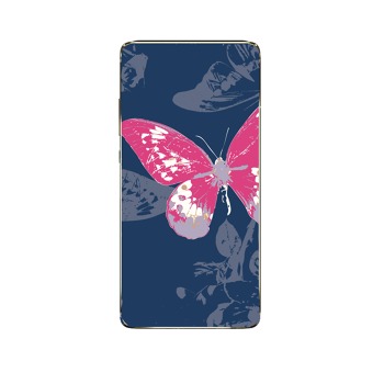 Silikonový obal na mobil Sony xperia XA2 Ultra - Růžový motýl