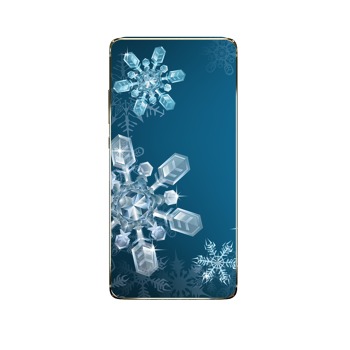 Silikonový kryt na Sony xperia XA2 Ultra - Sněžné vločky