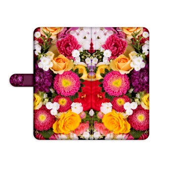 Knížkový obal na mobil Honor 9X Pro - Květiny