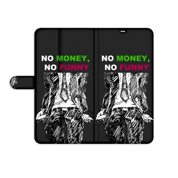 Knížkový obal na mobil Honor 8A - Bez peněz není sranda