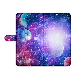 Knížkový obal na mobil iPhone 12 - Galaxie