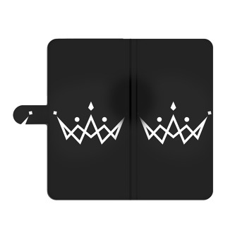 Knížkové pouzdro pro mobil iPhone X - Koruna