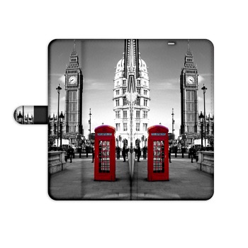 Knížkové pouzdro pro iPhone X - Londýn