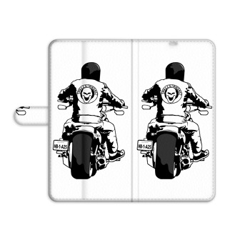 Zavírací obal pro mobil iPhone 6 / 6S - Motorkář