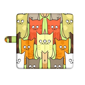 Knížkové pouzdro pro mobil Cubot X19 - Kočky