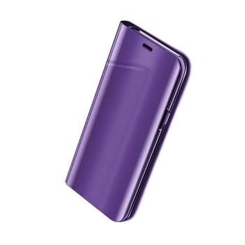 Zrcadlové flipové pouzdro pro Huawei P30 lite New Edition - fialové