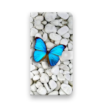 Flipové pouzdro na mobil Huawei Y6 II Compact - Motýl na kamení