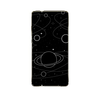 Obal na mobil Nokia X20 - Černo-bílý vesmír