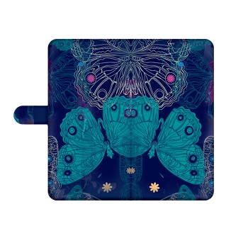 Knížkový obal pro iPhone 12 Pro - Noční motýl