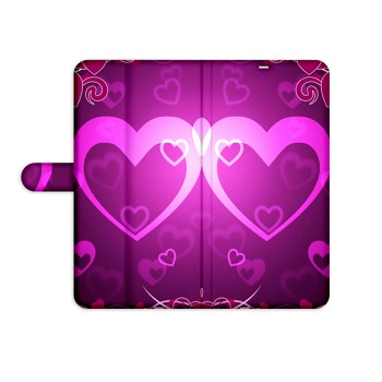 Flipové pouzdro pro mobil iPhone Xs - Srdce