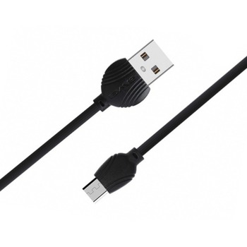 AWEI-rychlo-nabíjecí 2,5.A kabel Micro-USB - černý, rovný 1m
