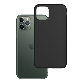 Černý silikonový kryt pro iPhone 13 Pro Max