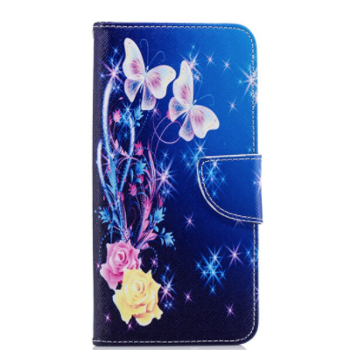 Pouzdro pro Samsung Galaxy J7 (2017) - Motýlí květ