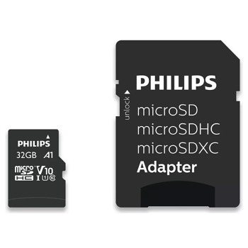 Philips pamětová karta Micro SDHC s adaptérem - 32GB