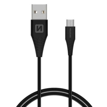 Swissten nabíjecí kabel USB Micro - 1.5M, Černý