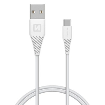 Swissten nabíjecí kabel USB-C - 1.5M, Bílý