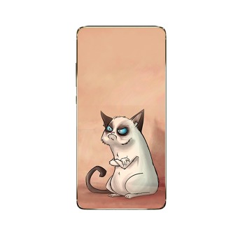 Stylový obal na mobil telefon - Uražená kočka