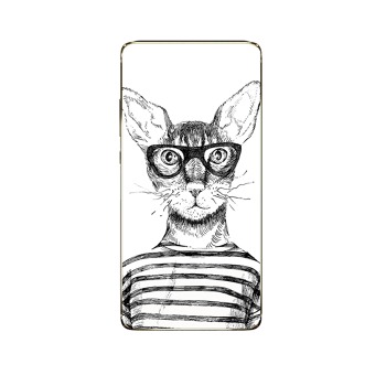 Silikonový obal pro telefon - Lidská kočka