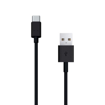 Nabijecí kabel USB-C - černý, 1m 2.1A