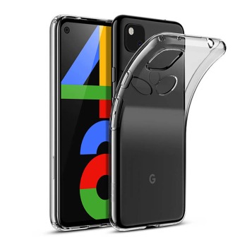Průhledný silikonový kryt pro Google Pixel 4A (4G)