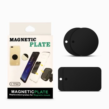 Náhradní magnetická destička pro držák do automobilu - Černá