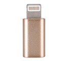 Redukce z lightning (iPhone) na Micro USB - Zlaté